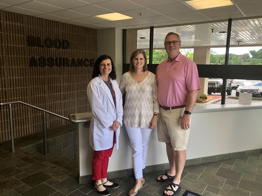 Dr. Liz Culler, Harriett Whitaker and Brad Whitaker