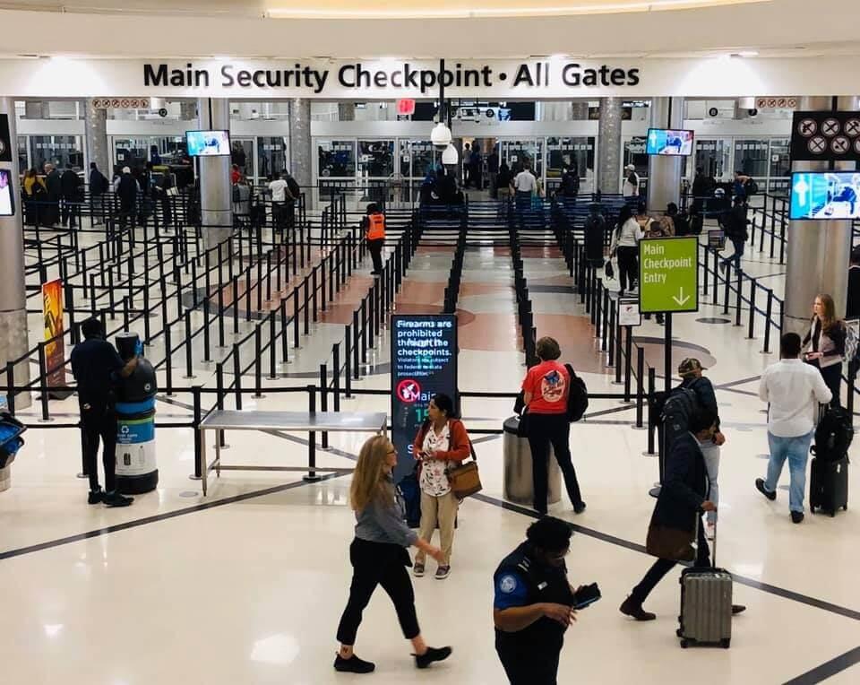 Security checkpoint Hartsfield-Jackson International Airport