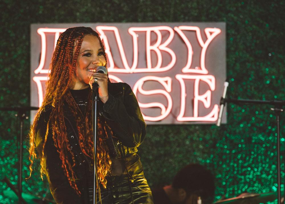 Atlanta singer Baby Rose performed a livestreamed concert on Friday, Sept. 18.