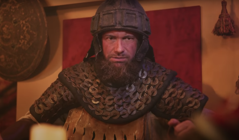 A new campaign ad for Sen. Kelly Loeffler claims she is "more conservative than Attila the Hun," who is depicted by an actor in the ad.