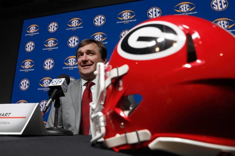 UGA head coach Kirby Smart