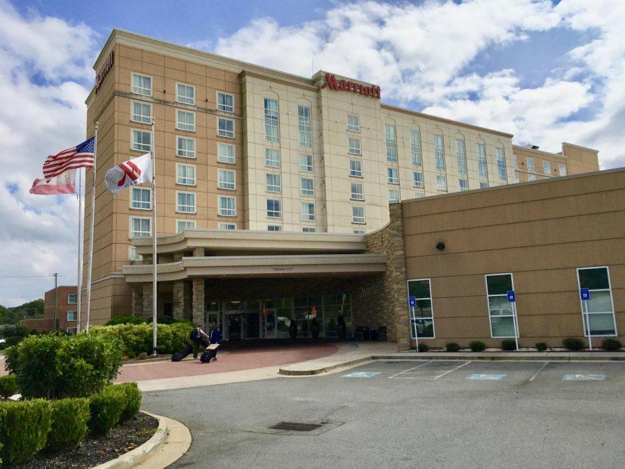 Macon's Marriott City Center served as a COVID-19 "bubble" for TBS' production staff recently working on the Go-Big Show. Visit Macon expects it will be a few years before tourism fully rebounds.
