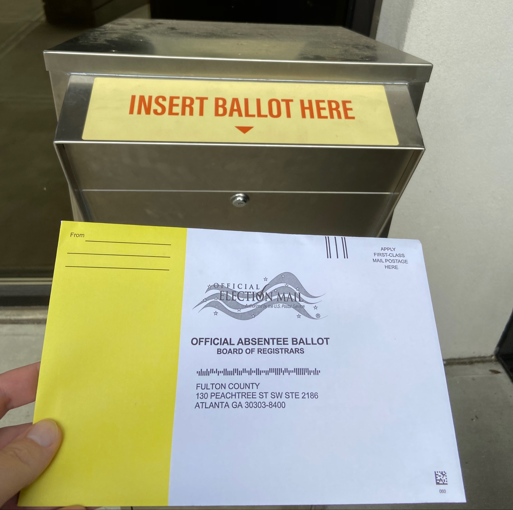 Ballot drop box