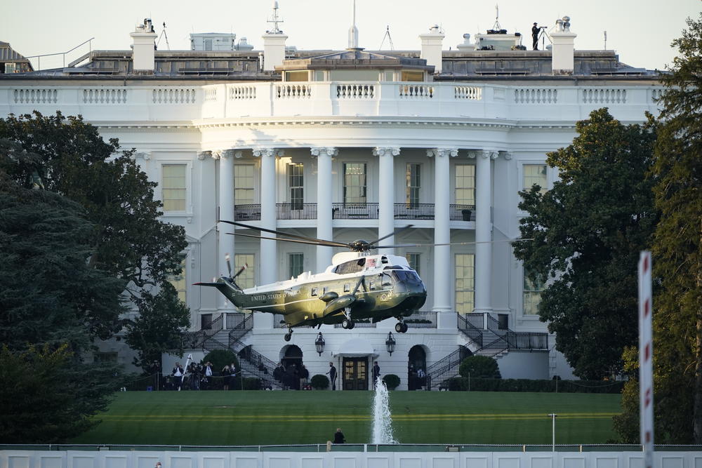Trump helicopter