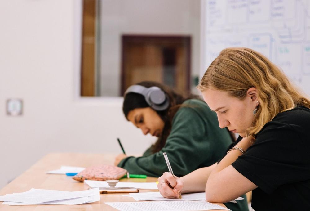 Students testing