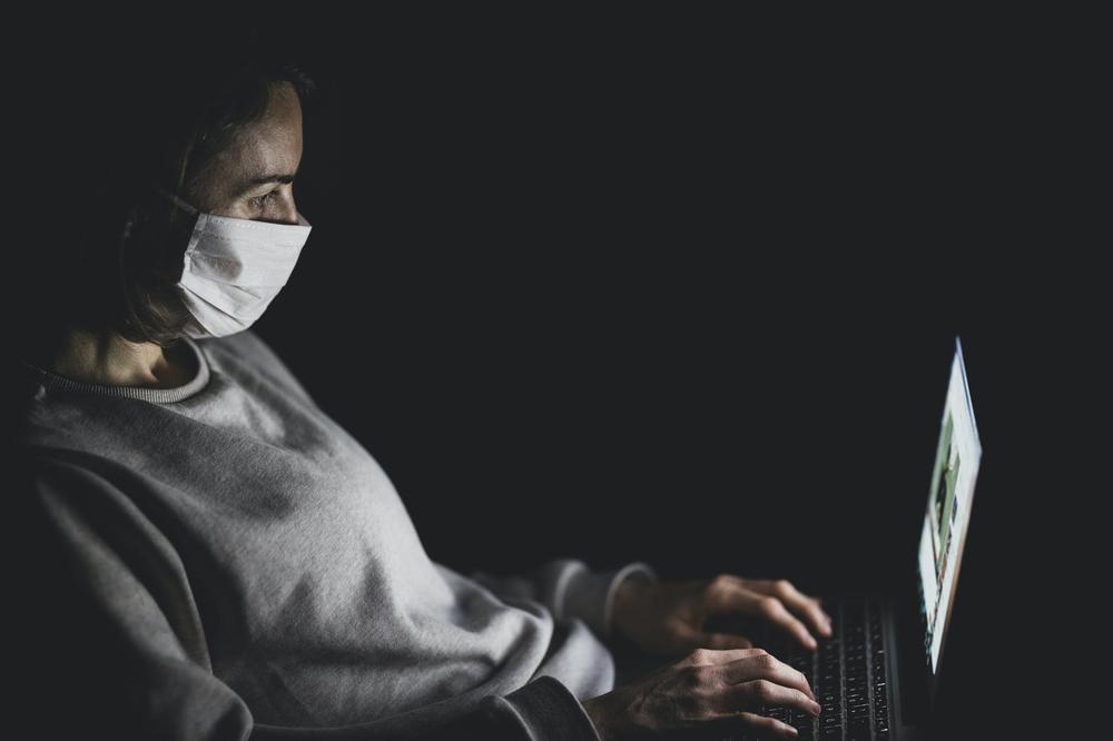 Woman on telehealth appointment