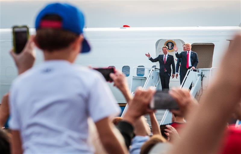 Trump and Kemp