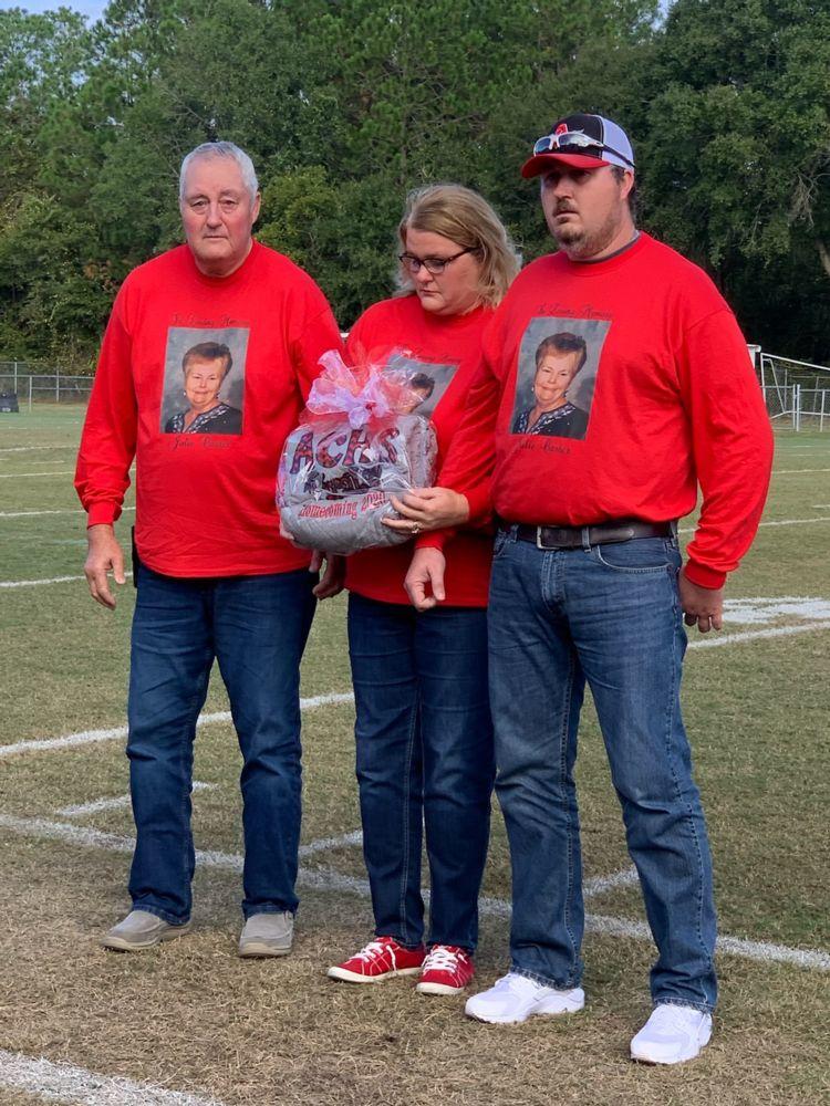 The Carter family at Appling County High School’s homecoming this fall.