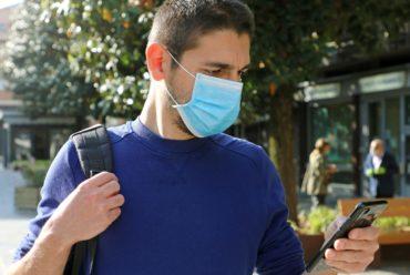 Man wearing a mask