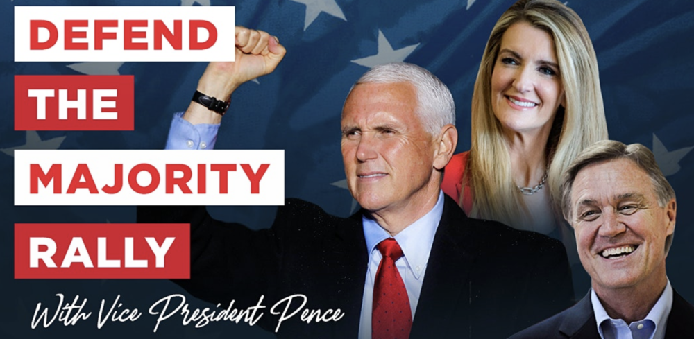 Vice President Mike Pence will travel to Georgia on Friday for a bus tour as part of Republicans’ “Defend the Majority” efforts to secure the U.S. Senate for conservatives, according to the state Republican Party.
