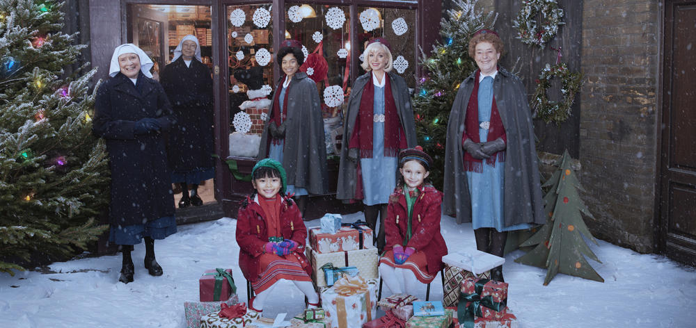 Sister Monica Joan (JUDY PARFITT), Sister Julienne (JENNY AGUTTER), May Turner (APRIL RAE HOANG), Nurse Lucille Anderson (LEONIE ELLIOTT), Trixie (HELEN GEORGE), Angela Turner (ALICE BROWN), Nurse Phyllis Crane (LINDA BASSETT)