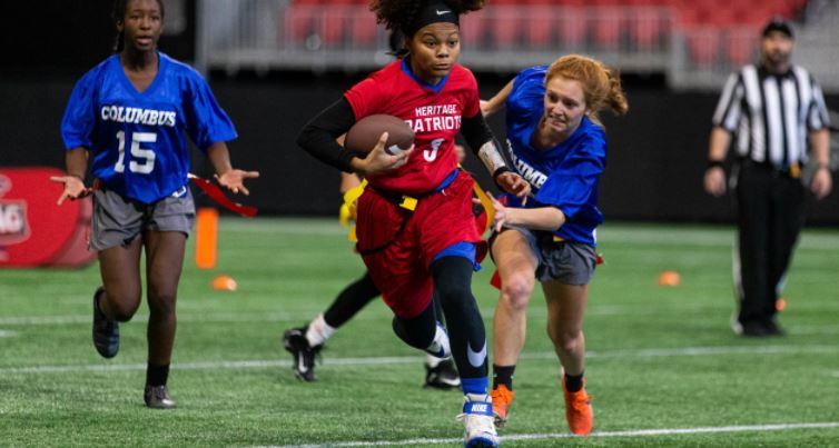 Flag footbal header