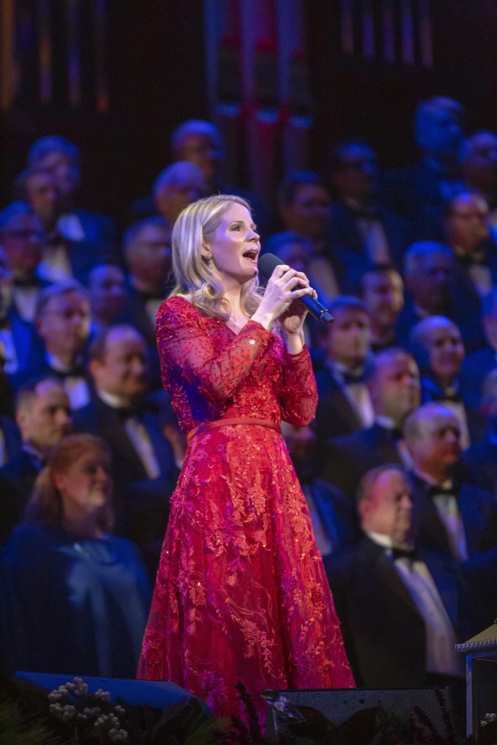 Kelli O'Hara with the Tabernacle Choir