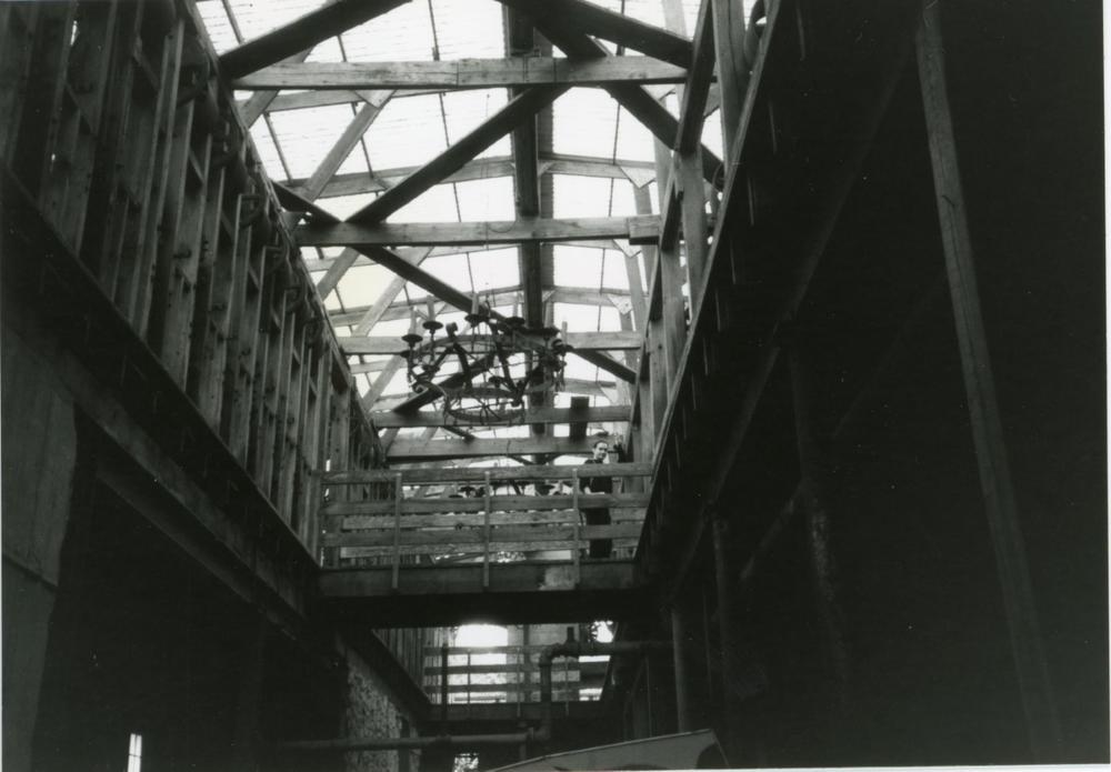 A photo of the DuPre Excelsior Mill in 1989, taken by Fugazi while on tour.