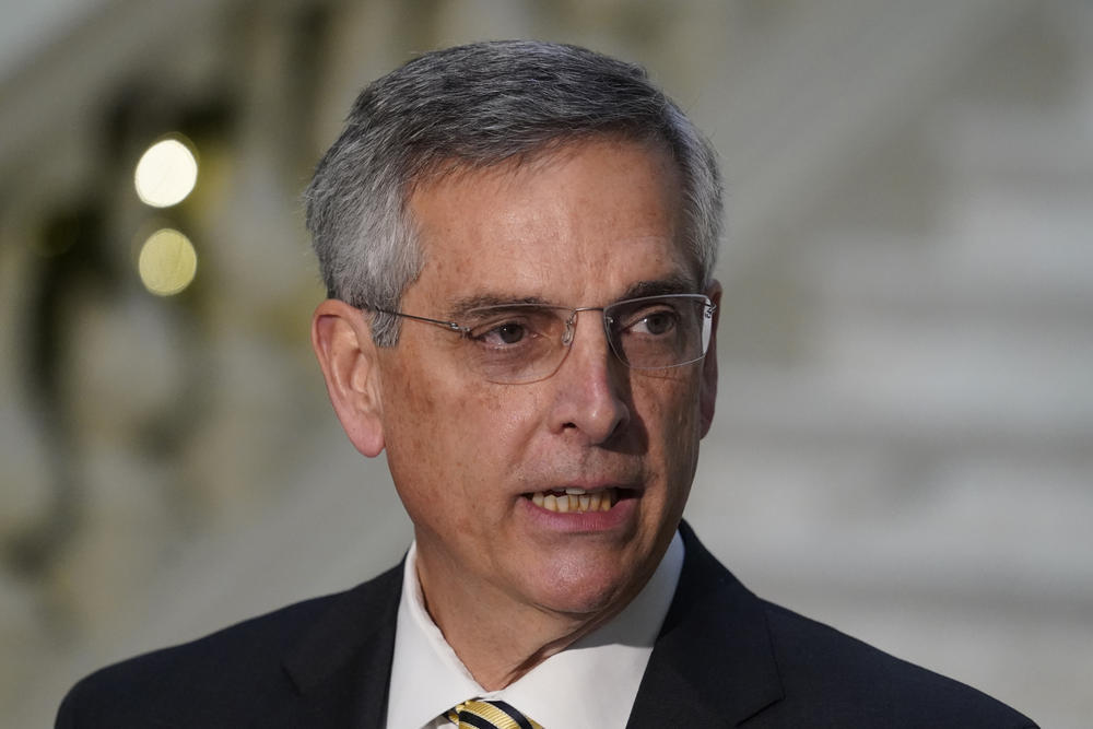 An image of Brad Raffensperger, Georgia's  Secretary of State.