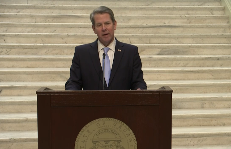 Gov. Brian Kemp on Jan. 26, 2021.