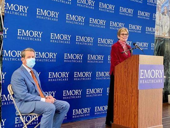Kemp and Toomey at a recent press conference.