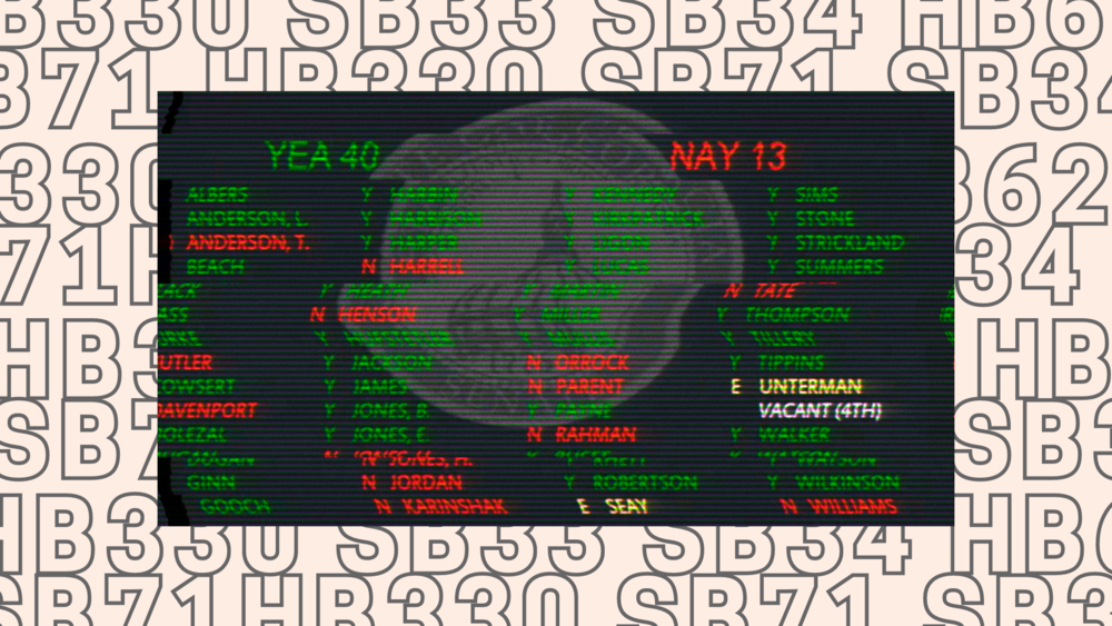 An illustration of a voting screen.
