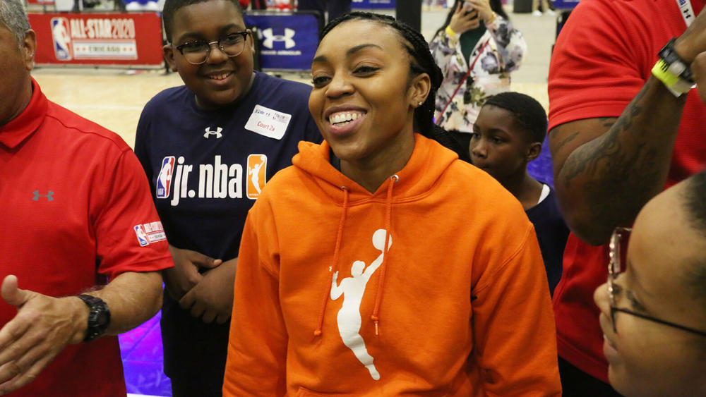 Renee Montgomery becomes first former owner and executive owner of WNBA team.