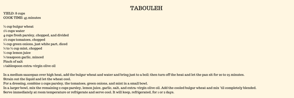 Tabouleh