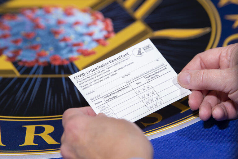 Vaccine record card