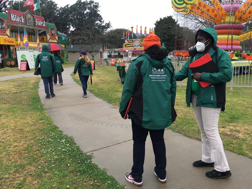Health inspectors at fair