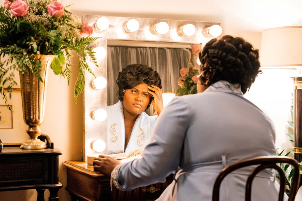 Actor Danielle Brooks as Mahalia Jackson