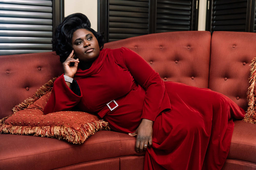 Actor Danielle Brooks as Mahalia Jackson