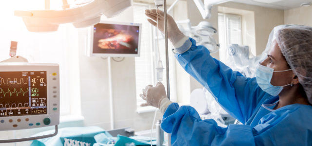 Nurse in ICU