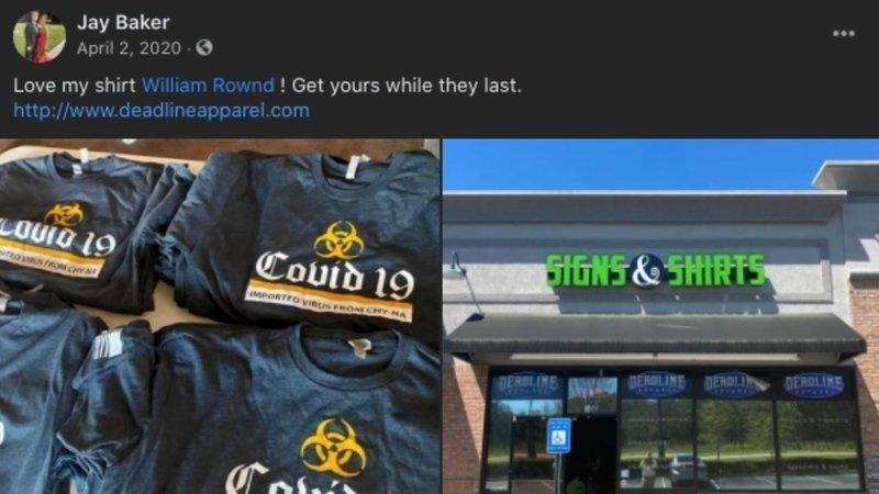 Cherokee County Sheriff's Office Spokesperson appears to promotes racist shirt on social media page.