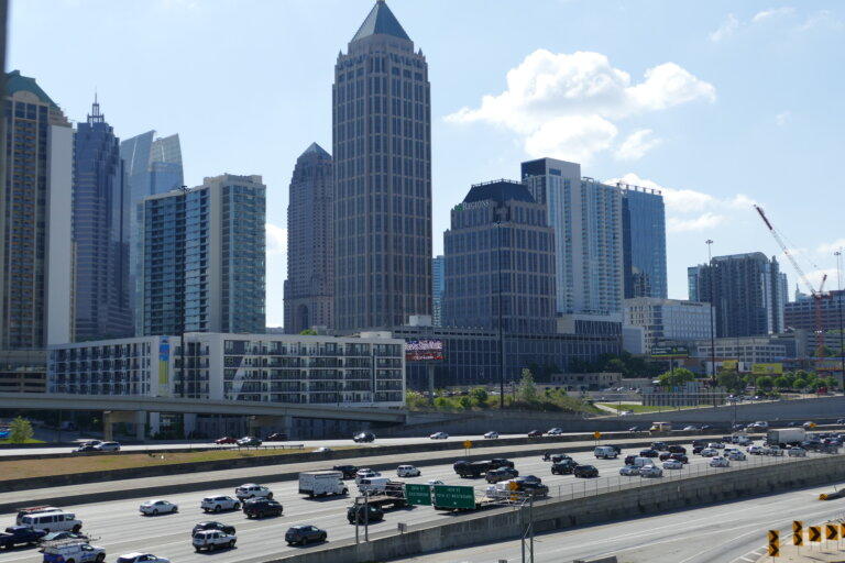 Traffic-weary Atlanta is no longer among the top 25 polluted cities for airborne soot, according to a report by the American Lung Association. But the city still received a failing grade for air quality.