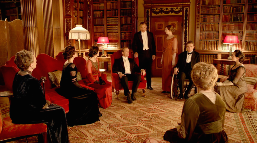 Lord Grantham and Edith break the news about Patrick to the family.