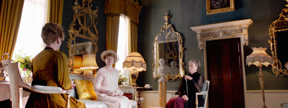 Lady Rosamund, the Dowager Countess and Lavinia.