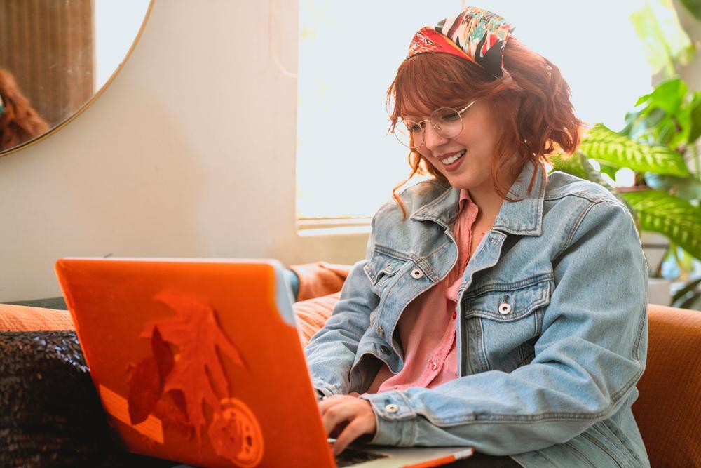 Woman on laptop