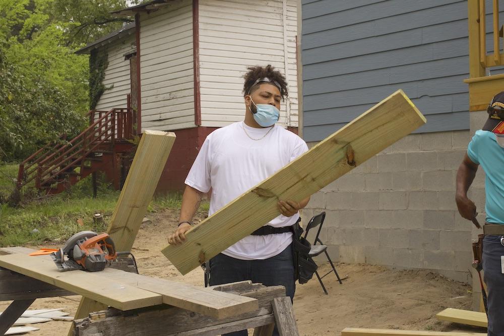 Braijon Jones said the SOAR Academy YouthBuild Program has given him a second chance in life.