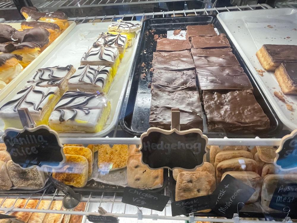 Vanilla slices and hedgehogs at Australian Bakery Cafe