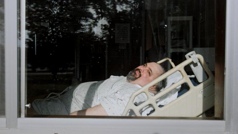 Nick Papadopoulos, a 43-year-old who has been in a Royston nursing home for four years, is featured in a new film about the wait list for services in Georgia.