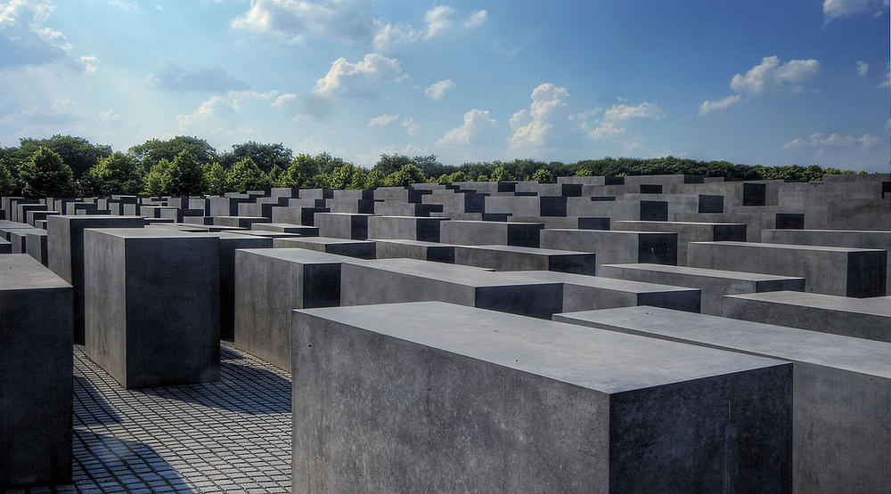 The Memorial to the Murdered Jews of Europe in Berlin, Germany.