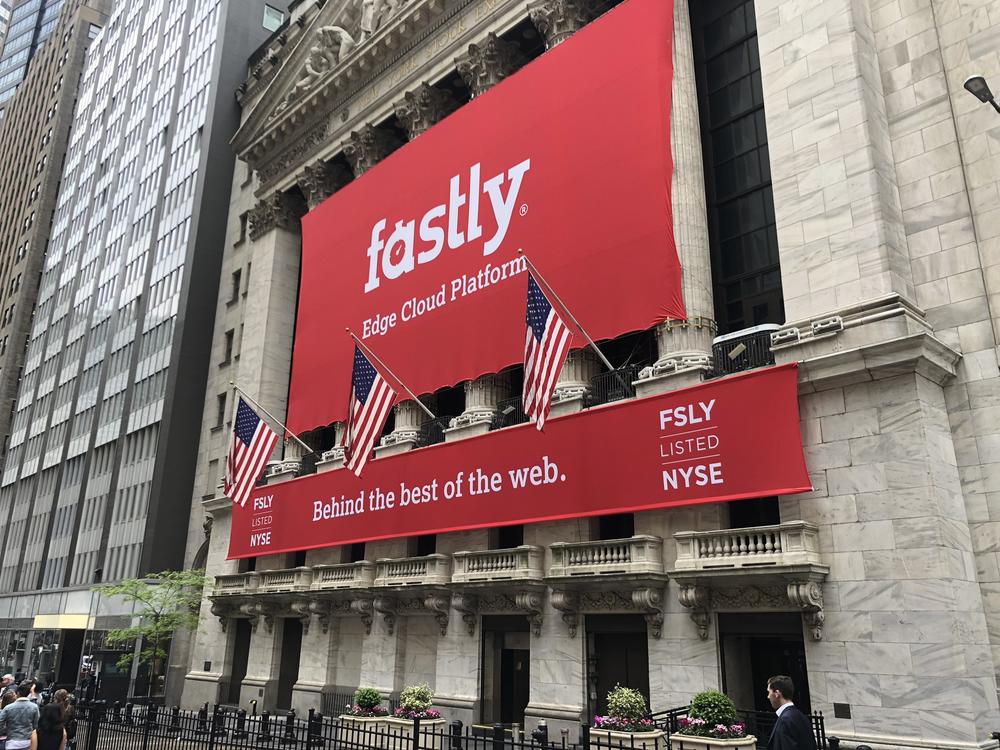 Fastly sign on NYSE