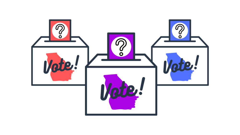 An illustration of ballot boxes.