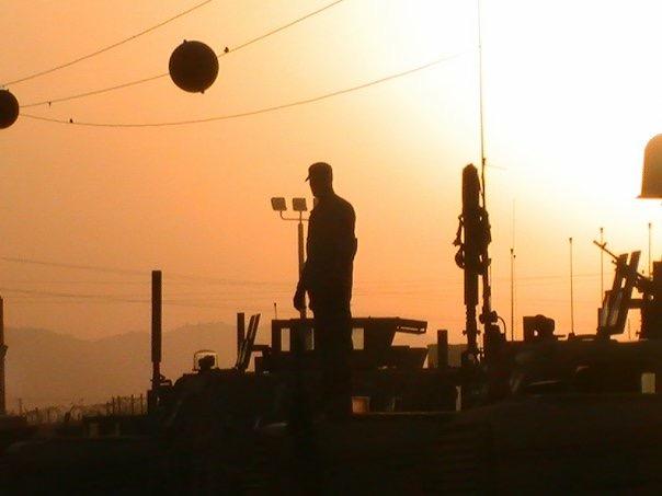 National Guard medic Danielle Kelly of Pike County, Ga., snapped this photograph at Camp Phoenix in Kabul during her last day of deployment in Afghanistan in 2010.
