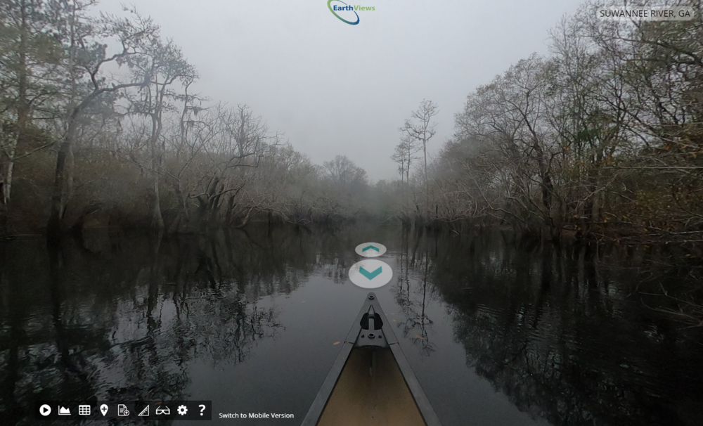  The Suwannee River in south Georgia is one of the rivers people can take a virtual tour of online as part of a Google “street view”-style mapping project.
