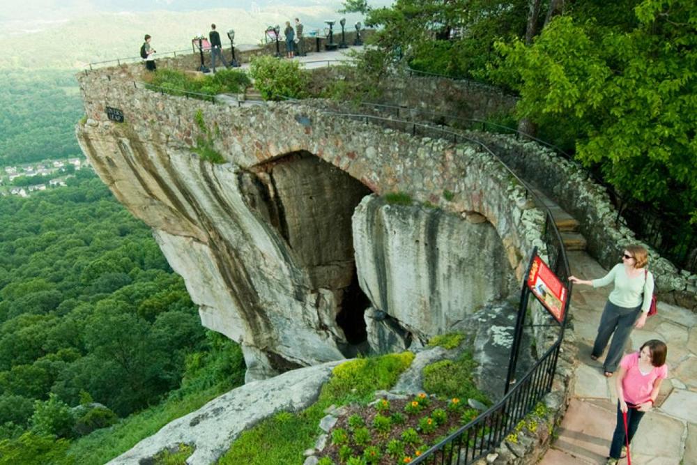 Rock City's Enchanted Trail in Lookout Mountain.