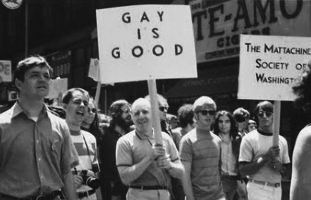 Frank Kameny and members of The Mattachine Society of Washington DC. 