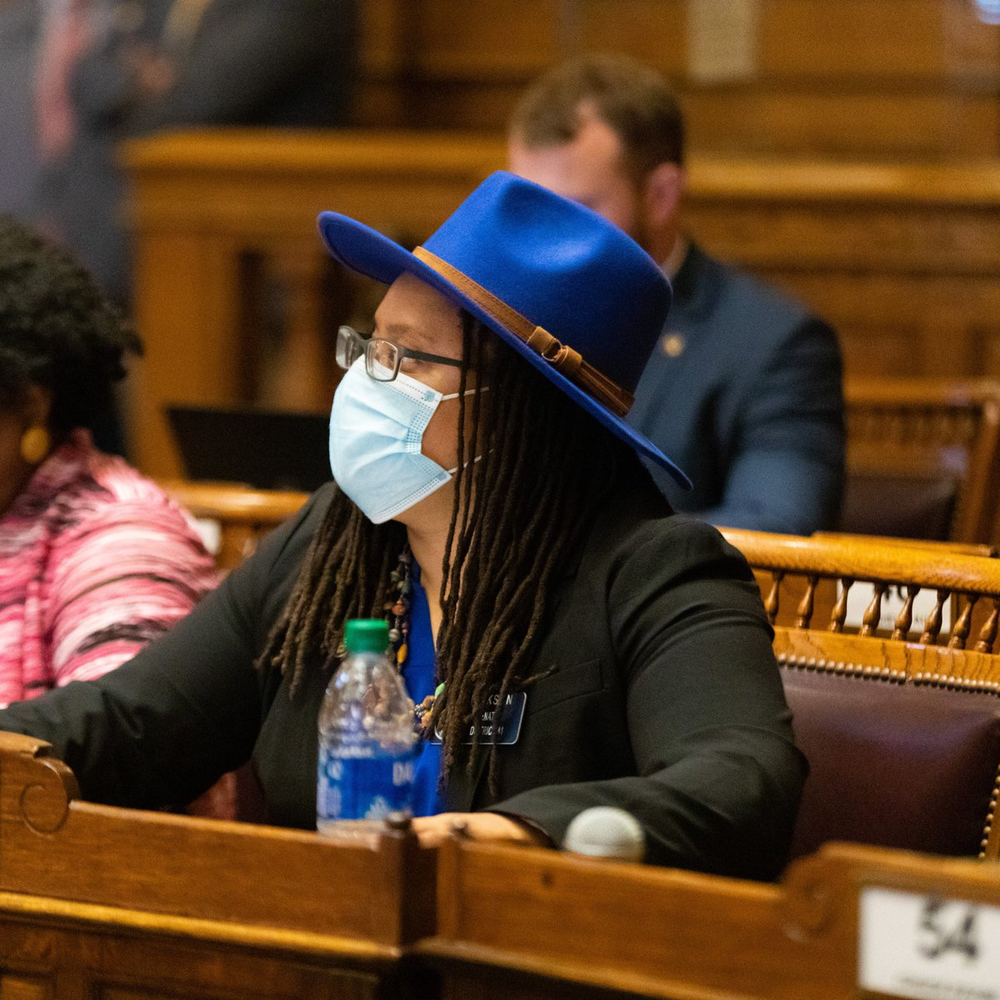 Georgia state Sen. Kim Jackson of Stone Mountain