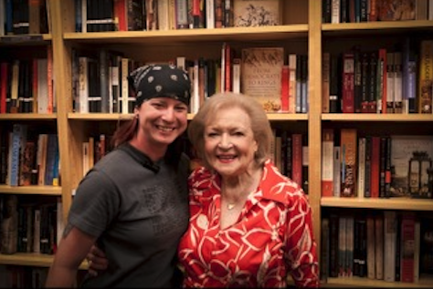 Cristin "Cat" Clark and actress Betty White