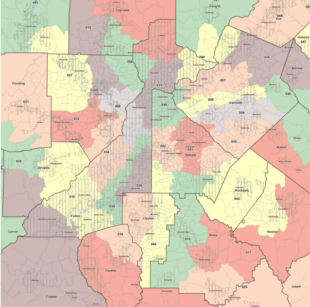 Metro Atlanta changes the most under redistricting maps proposed by Republican lawmakers.