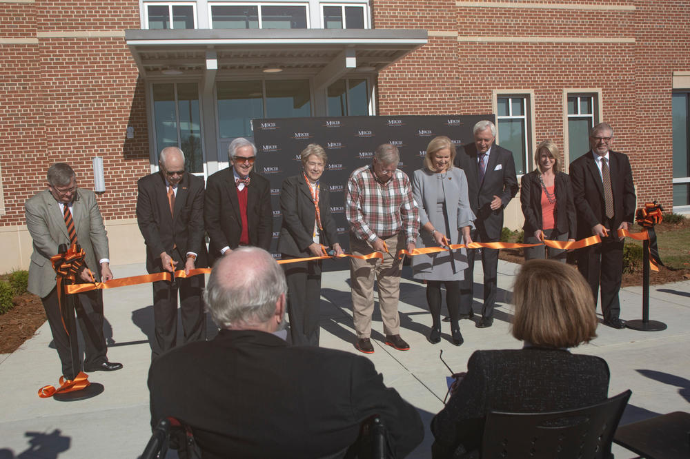 Mercer University students, staff and supporters gathered to celebrate the School of Medicine's new Columbus campus on Dec. 14, 2021. 