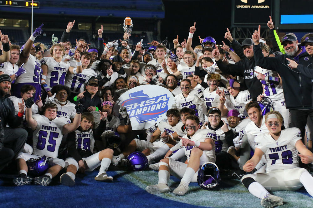 Trinity Christian celebrated their state championship win