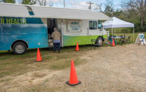 Phoebe COVID vaccine van